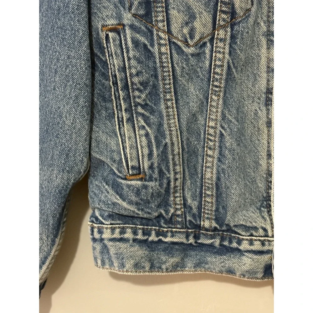 VTG Levi's Type III Trucker Denim Jean Jacket 70505 2016 USA 70s-80s Medium Wash - Picture 4 of 16